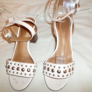 Coach Shoes - COACH PAIGE STUDDED BEIGE LEATHER SANDALS SZ 5.5 Coach Shoes - COACH PAIGE STUDDED BEIGE LEATHER SANDALS SZ 5.5